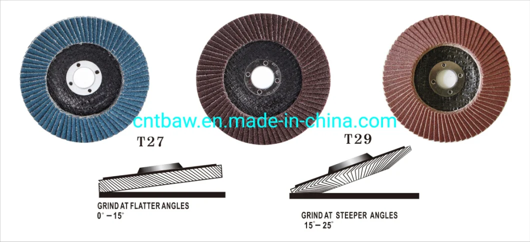 100mm Aluminium Oxide Grit 60 Flap Discs