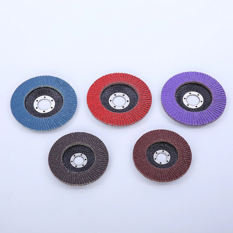 4&prime; &prime; 100mm Grit 60 Flap Disc for Metal Stainless Steel with Aluminum Oxide Zirconia Ceramic