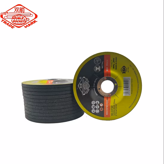 5′ Depressed Centre Grinding Disc for Inox (125X6.4X22.23) Abrasive with MPa Certificates